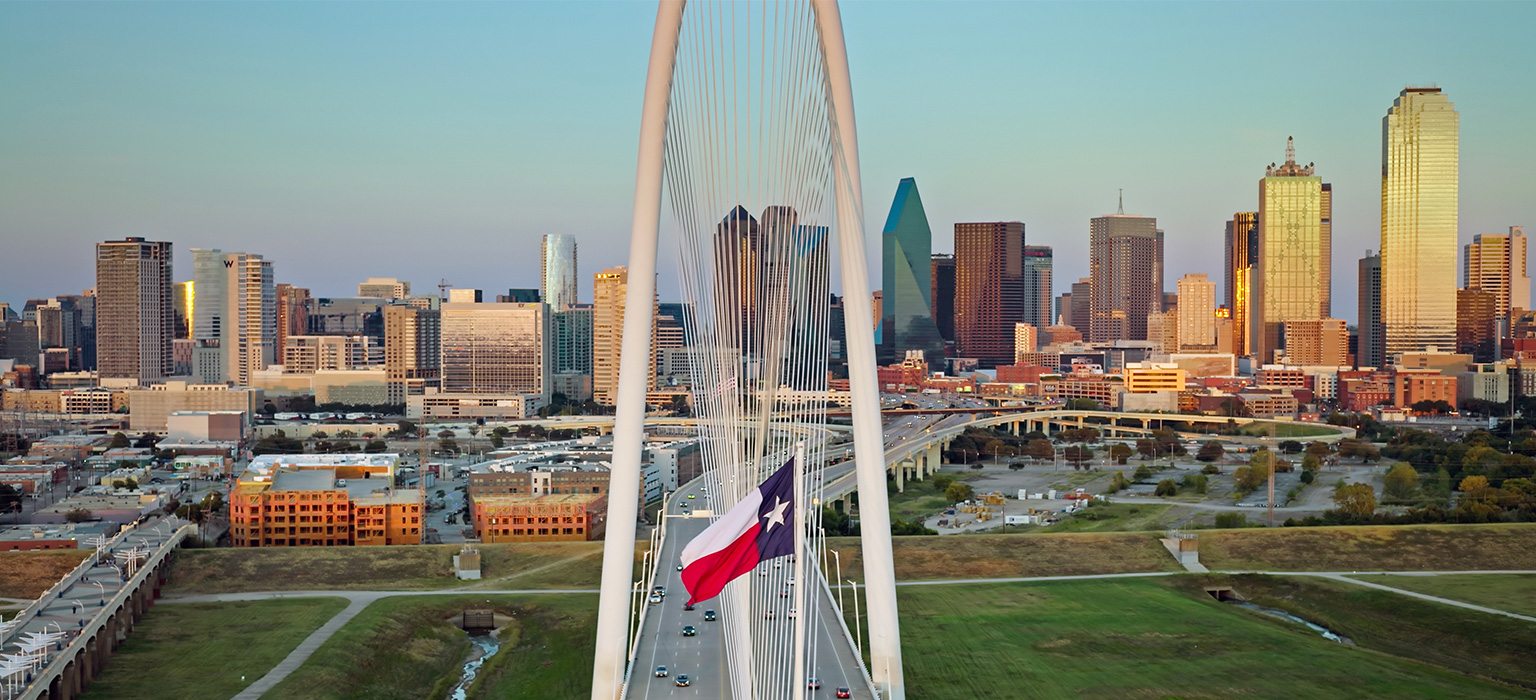 View of downtown Dallas
