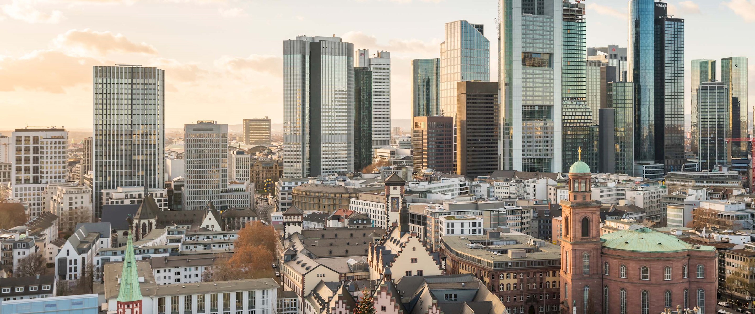 Frankfurt aerial view