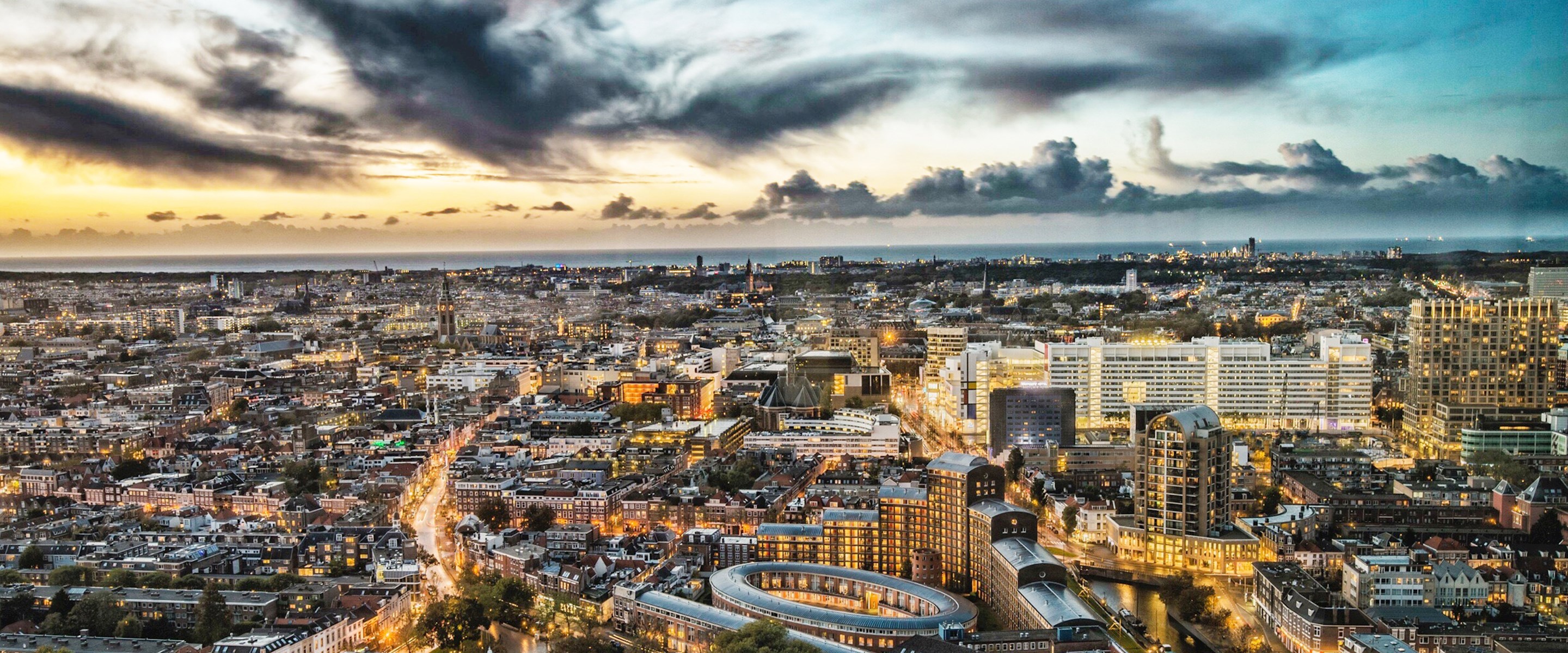 The Hague skyline