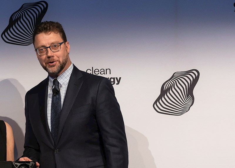 Marian Singer, CEO and co-founder of Wellntel, a Clean Energy Trust portfolio company, and Erik Birkerts, CEO of the Clean Energy Trust