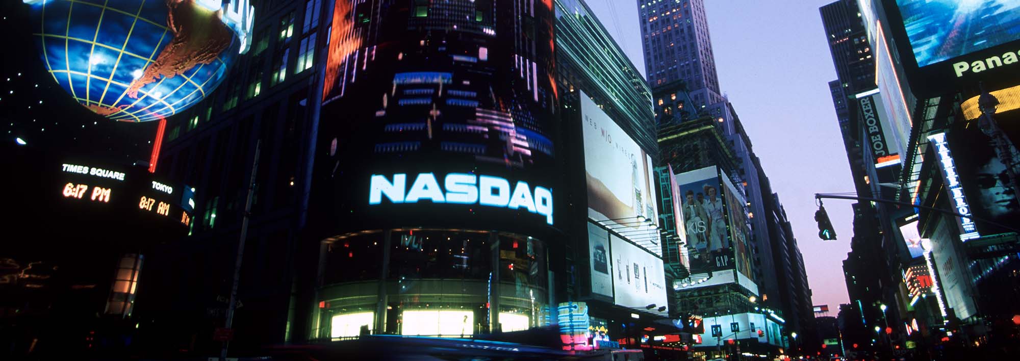 NASDAQ billboard in Times Square