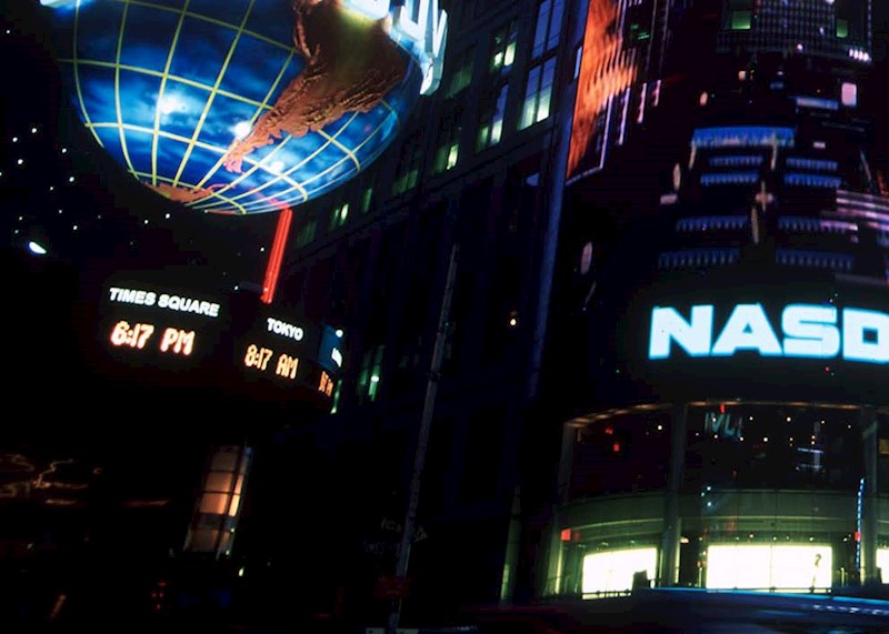 NASDAQ billboard in Times Square