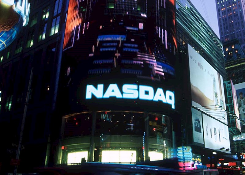 NASDAQ billboard in Times Square