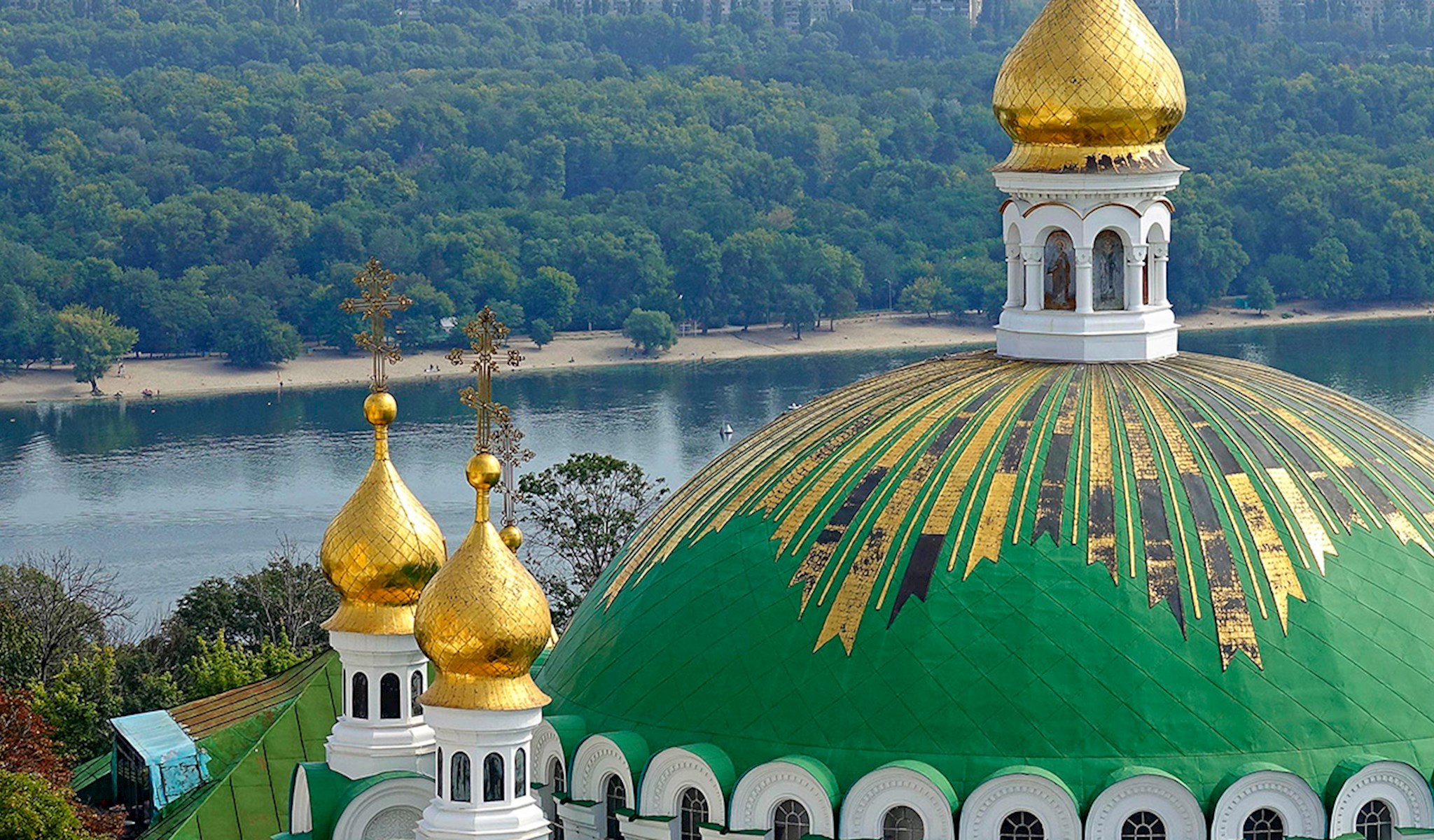 Cathedral top in Ukraine