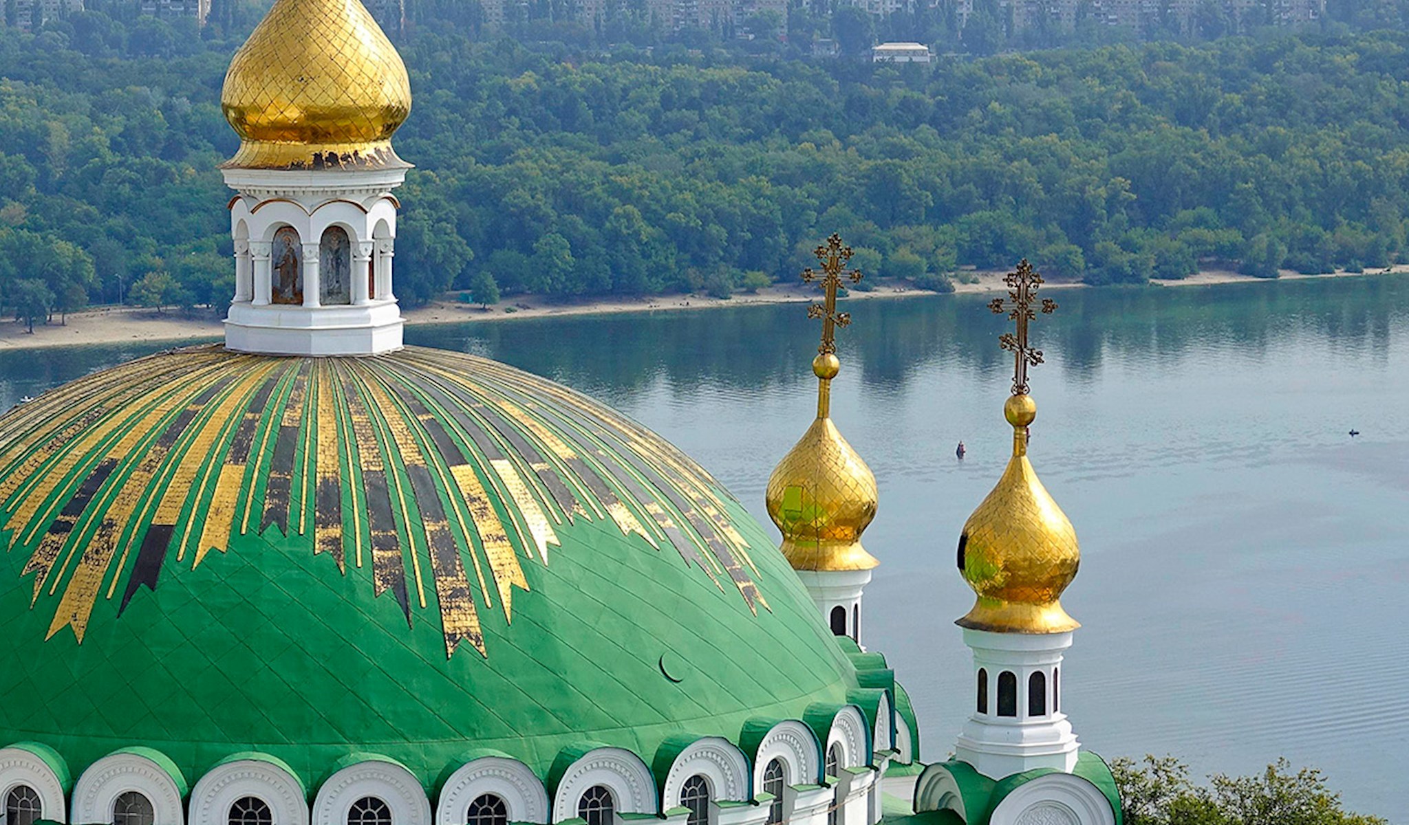 Cathedral top in Ukraine