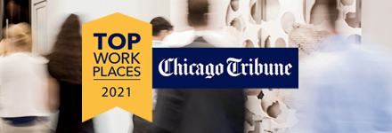 Chicago Tribune Top Workplaces 2021 Logo