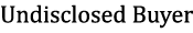 Undisclosed Buyer Logo
