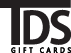 TDS Gift Cards Logo