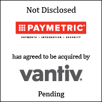Paymetric has agreed to be acquired by Vantiv