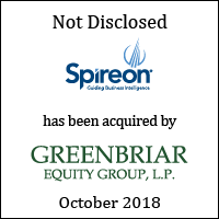 Spireon has been acquired by GreenBriar Equity Group, L.P.