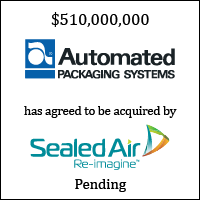 Automated Packaging Systems Has Agreed to be Acquired by Sealed Air