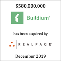 Buildium has agreed to be acquired by RealPage