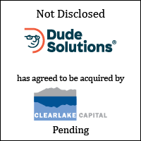 Dude Solutions Has Agreed to Be Acquired by Clearlake Capital