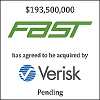 FAST has agreed to be acquired by Verisk