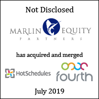 Marlin Equity Partners has acquired and merged HotSchedules and Fourth