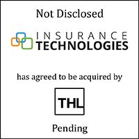 Insurance Technologies (logo) has agreed to be acquired by THL (logo), Pending