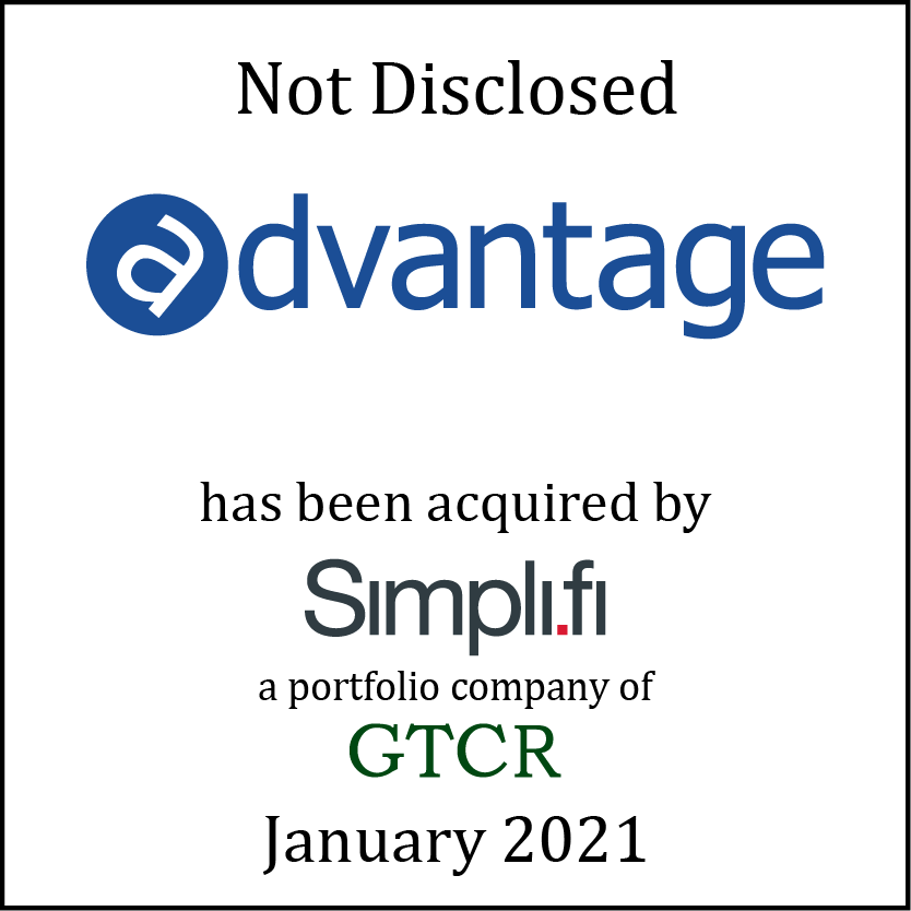 Advantage (logo) has been acquired by Simpli.fi (logo)