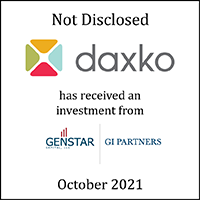 Daxko (logo) has received an investment from Genstar (logo) and GI Partners (logo)