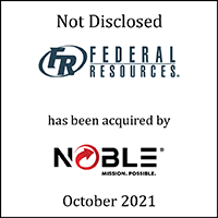 Federal Resources (logo) has been acquired by Noble (logo)
