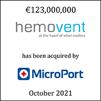 Hemovent (logo) Has Been Acquired by MicroPort (logo)