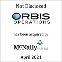 Orbis Operations (logo) Has Been Acquired by McNally Capital (logo)
