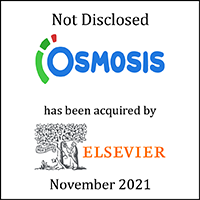 Osmosis (logo) Has Been Acquired by Elsevier (logo)