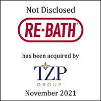 Re-Bath (logo) Has Been Acquired by TZP Group (logo)