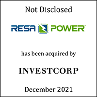 RESA Power (logo) Has Been Acquired by Investcorp (logo)