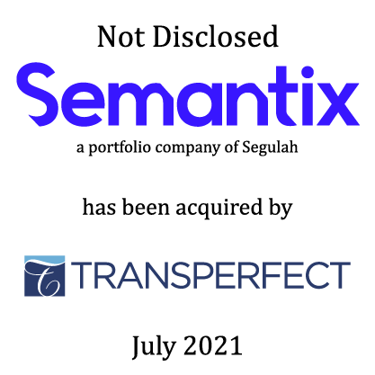 Semantix Has Been Acquired by TransPerfect