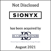 Sionyx (logo) has been acquired by DC Capital Partners (logo)