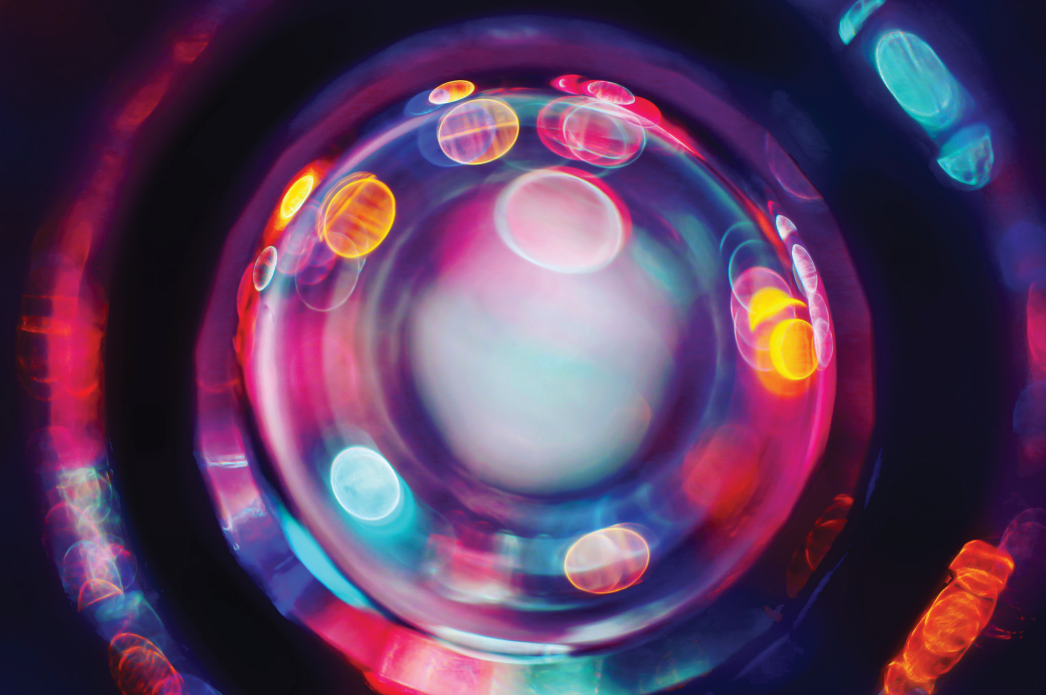 Colorful concentric circles