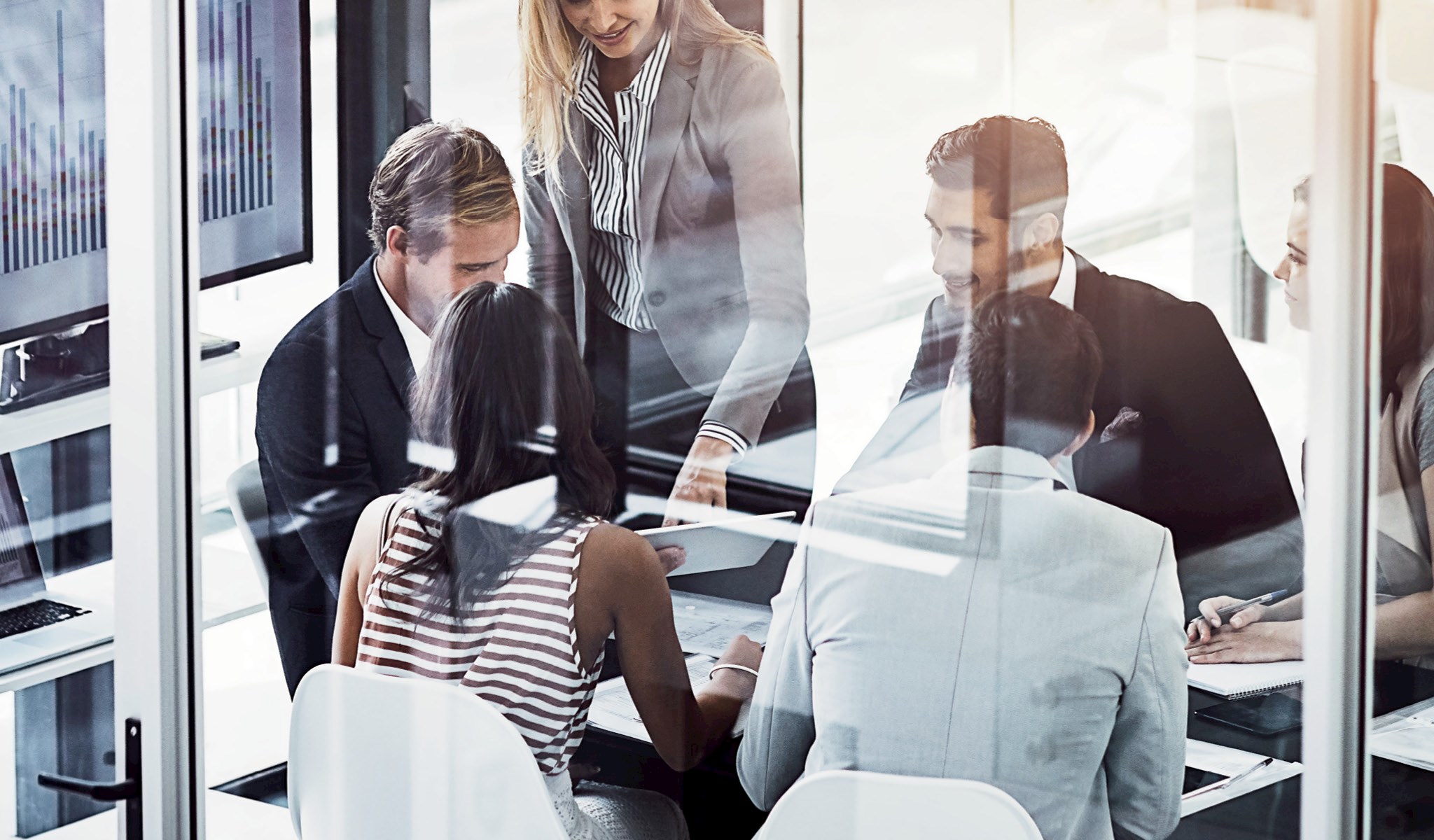 People in a conference room