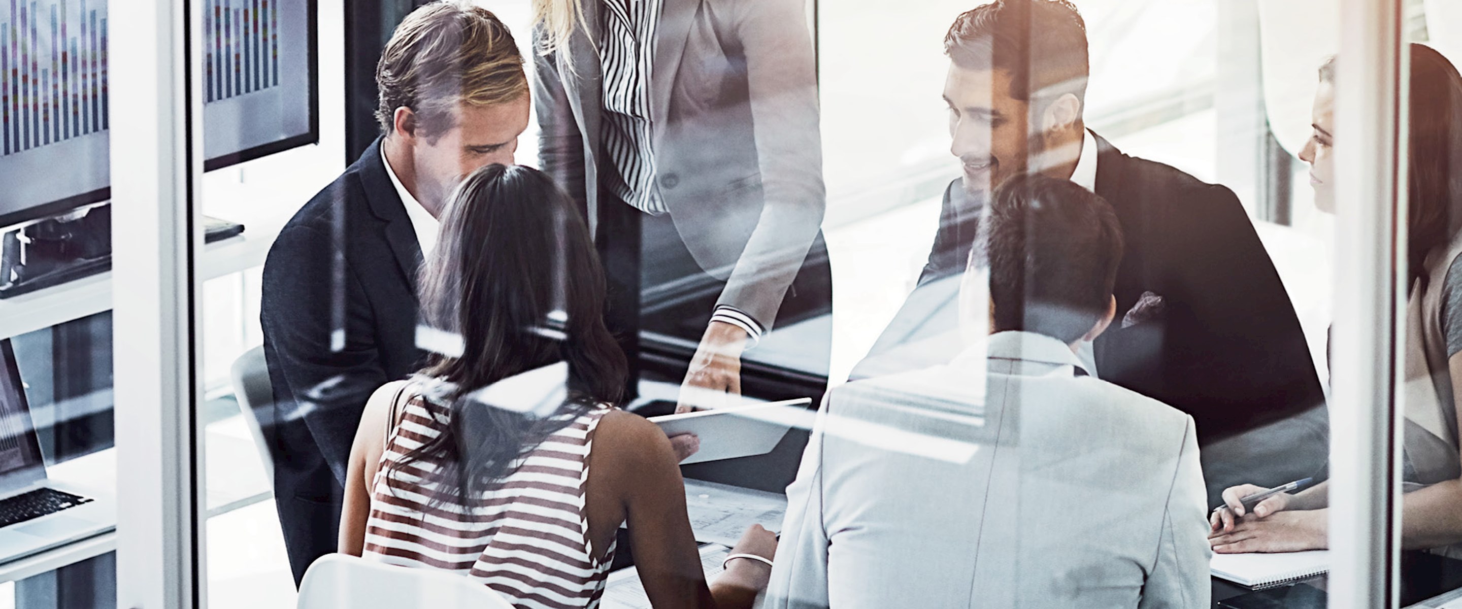 People in a conference room