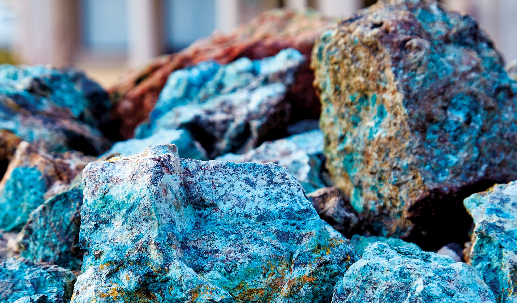 Blue rocks