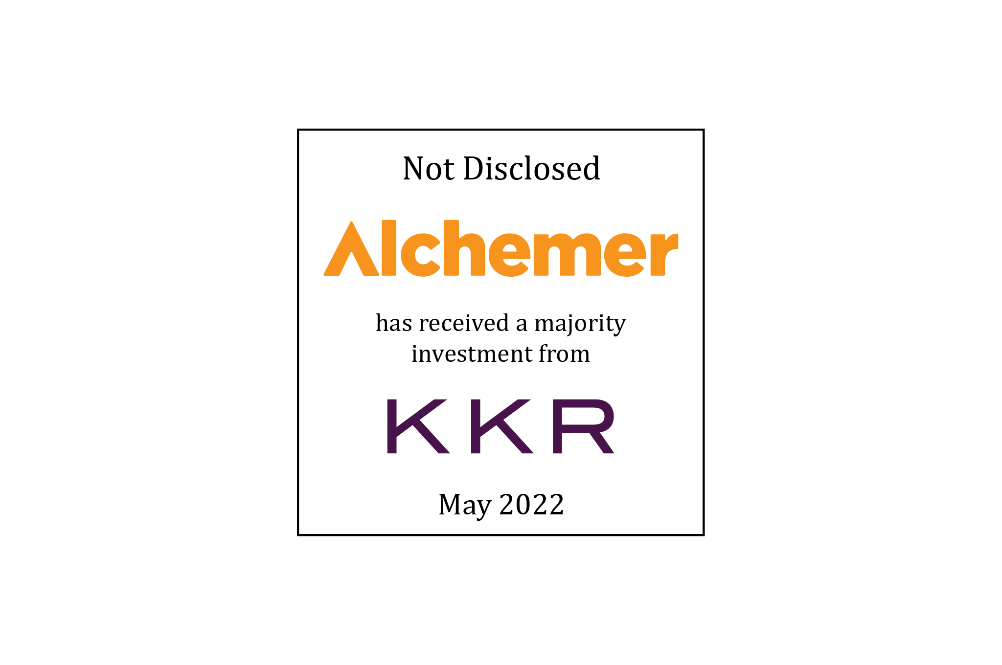 Alchemer (logo) has received a majority investment from KKR (logo)