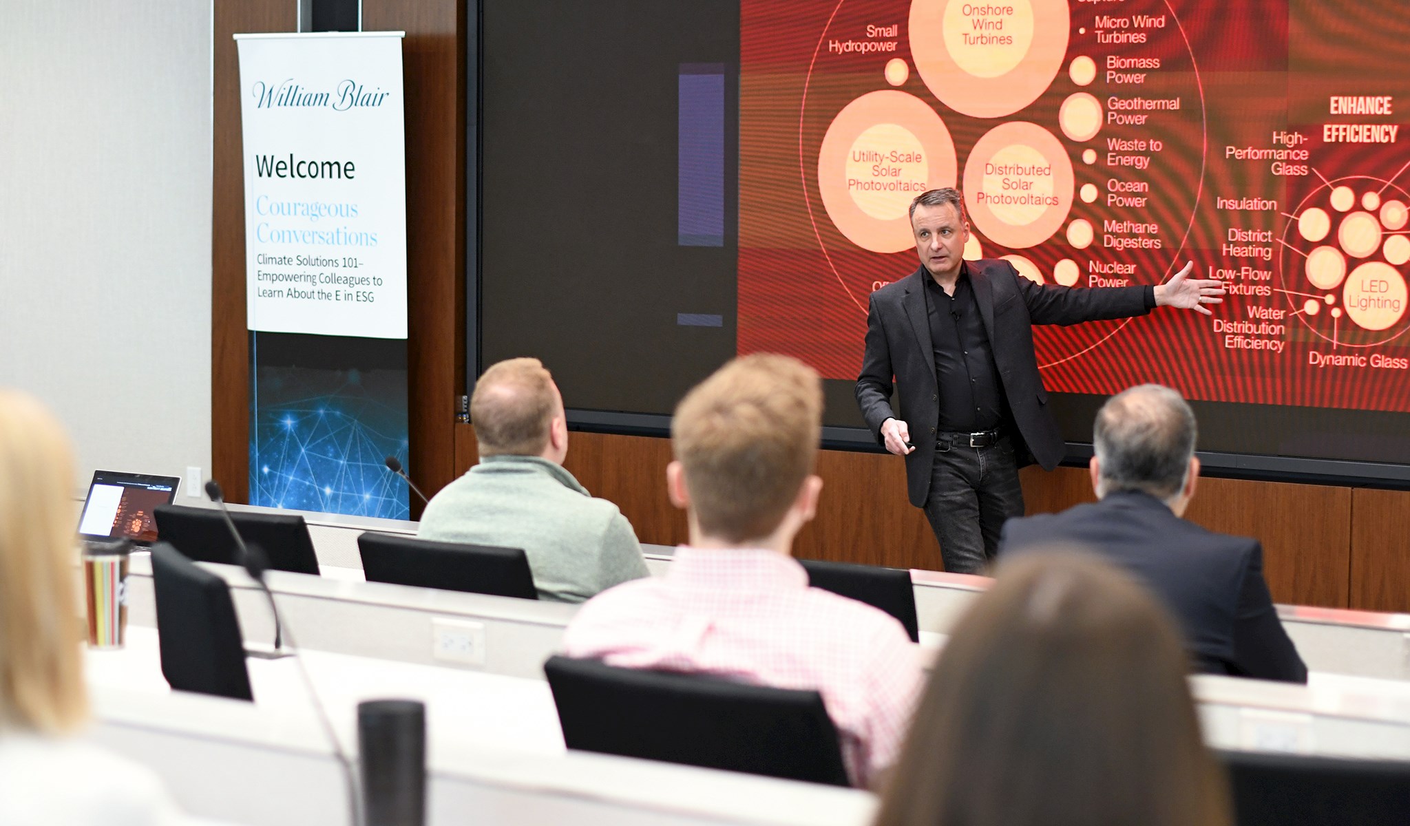 Dr. Jonathan Foley presenting