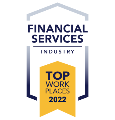logo: Top Workplaces 2022, Financial Services Industry