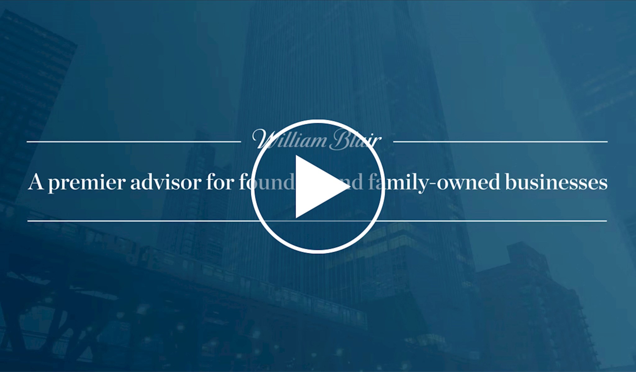 Text: A premier advisor for founder- and family-owned businesses