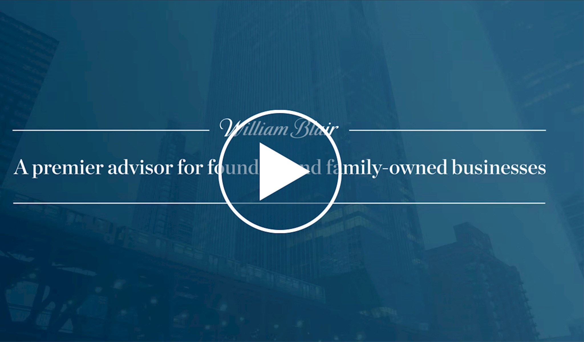 Text: A premier advisor for founder- and family-owned businesses
