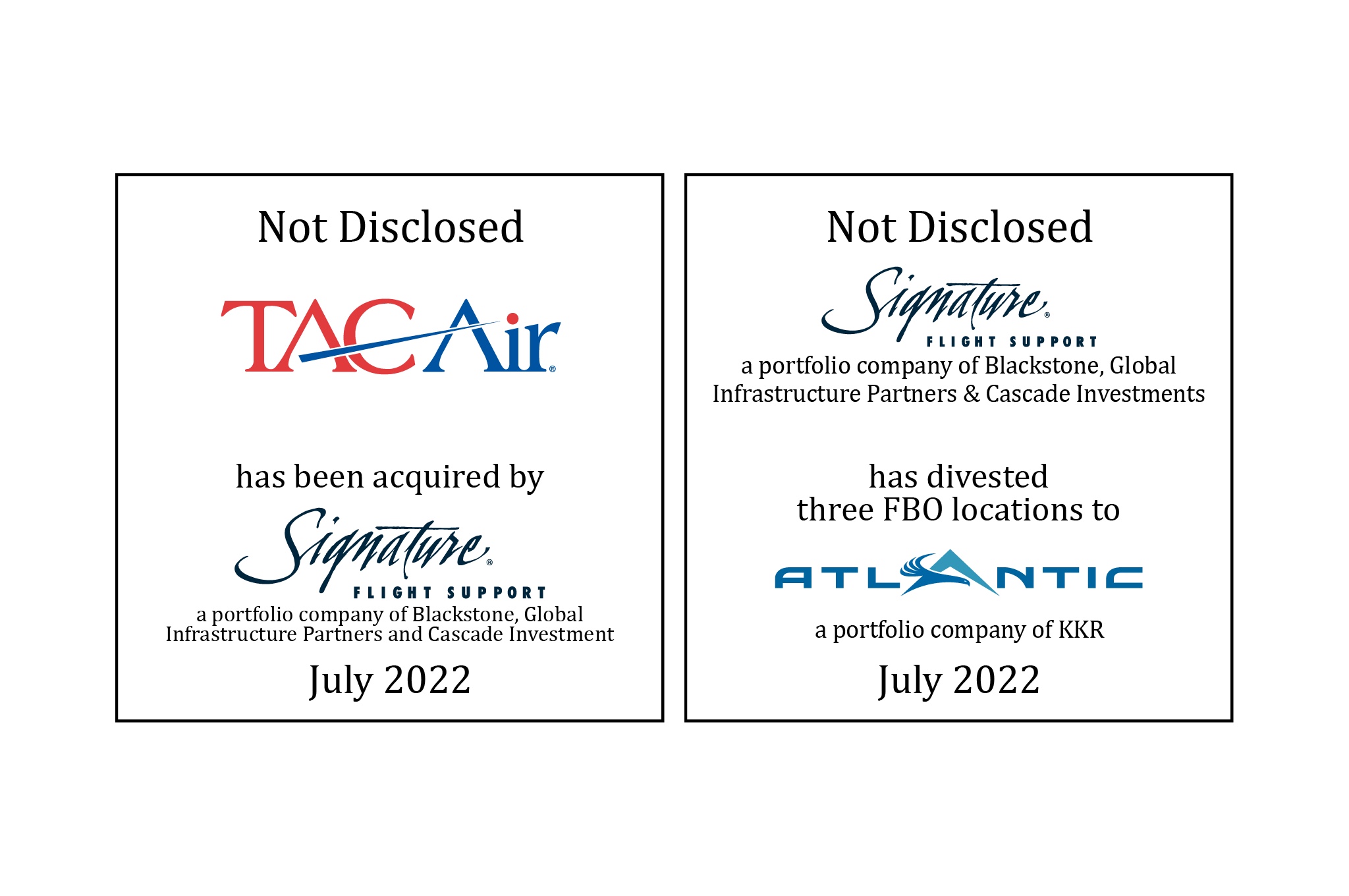 TAC Air has been acquired by Signature Flight Support