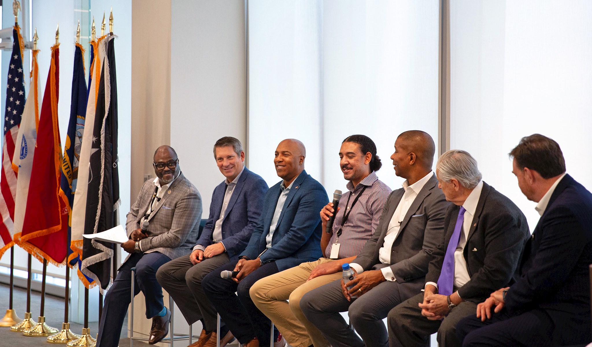 Speakers at William Blair’s annual Veterans Day celebration