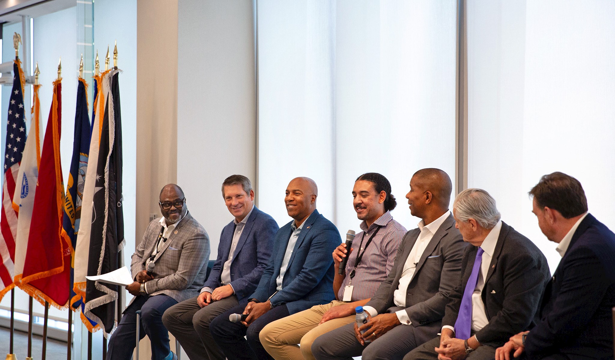 Speakers at William Blair’s annual Veterans Day celebration
