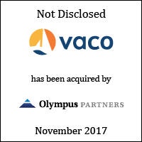 Vaco has been acquired by Olympus Partners