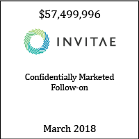 Invitae Confidentially Marketed Follow-on March 2018