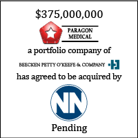 Paragon Medical sale to NN, Inc.